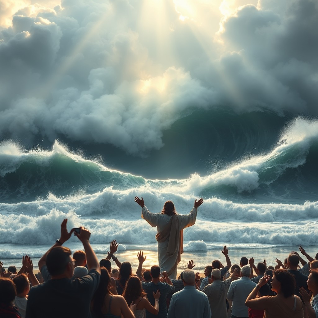 Jesus Saves Us from the Tsunami